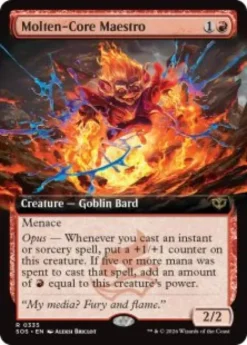 Molten-Core Maestro (extended art) - Secrets of Strixhaven Varianten