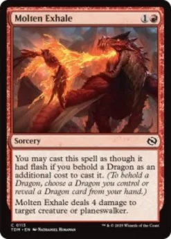 Molten Exhale (foil) - Tarkir: Dragonstorm