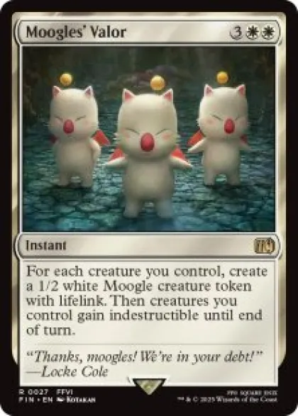 Moogles' Valor (foil) - Final Fantasy