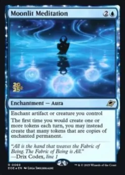 Moonlit Meditation (foil) - Edge of Eternities prerelease Promo's