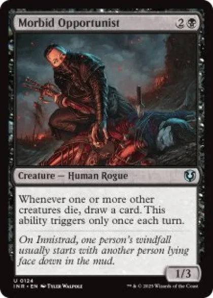 Morbid Opportunist (foil) - Innistrad Remastered
