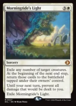 Morningtide's Light (foil) - Lorwyn Eclipsed Planeswalker Stamped