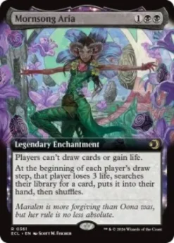 Mornsong Aria (foil) (extended art) - Lorwyn Eclipsed Varianten