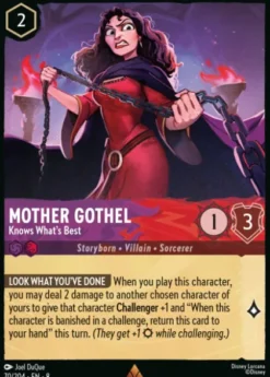 Mother Gothel, Knows What's Best (foil) - Reign of Jafar