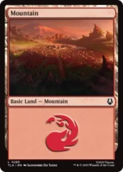 Mountain (#285) (foil) - Avatar: The Last Airbender