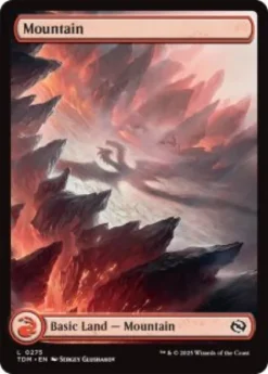 Mountain (#275) (foil) (full art) - Tarkir: Dragonstorm