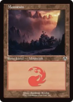 Mountain (#294) (foil) - Innistrad Remastered