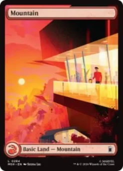 Mountain (#284) (full art) - Marvel Super Heroes
