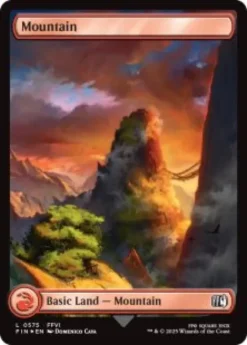 Mountain (#575) (surge foil) (full art) - Final Fantasy
