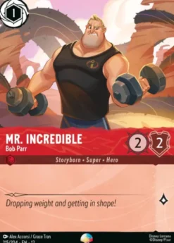Mr. Incredible, Bob Parr (foil) (borderless) - Wilds Unknown