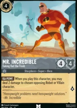 Mr. Incredible, Taking Out the Trash (foil) - Wilds Unknown