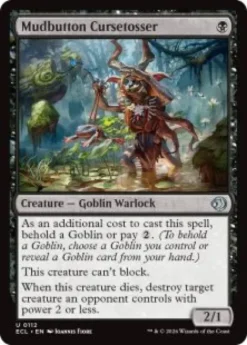 Mudbutton Cursetosser (foil) - Lorwyn Eclipsed