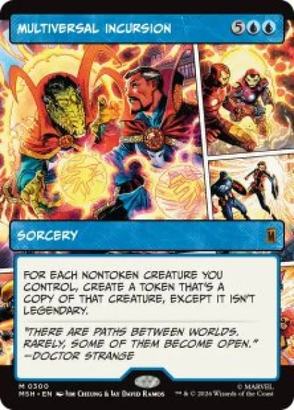 Multiversal Incursion (borderless) - Marvel Super Heroes Varianten