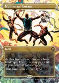 Multiversal Passage (foil) (borderless) - Marvel's Spider-Man Varianten