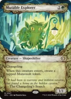 Mutable Explorer (foil) (showcase) - Lorwyn Eclipsed Varianten
