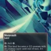 Mutavault (#73) (foil) (borderless) - Edge of Eternities Stellar Sights