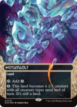 Mutavault (#118) (galaxy foil) (borderless) - Edge of Eternities Stellar Sights