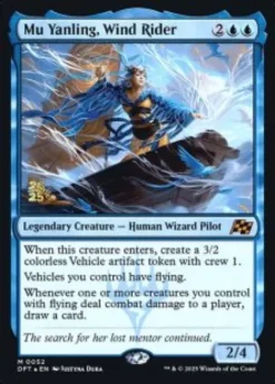 Mu Yanling, Wind Rider (foil) - Aetherdrift Prerelease Promo's