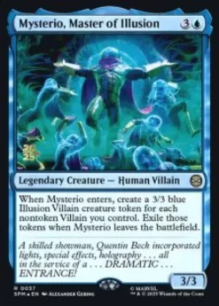 Mysterio, Master of Illusion (foil) - Marvel's Spider-Man Prerelease Promo's