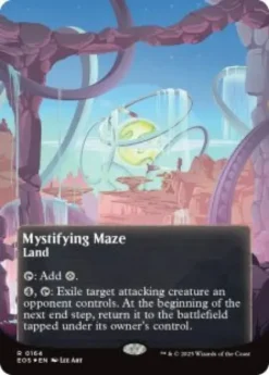 Mystifying Maze (#164) (galaxy foil) (borderless) - Edge of Eternities Stellar Sights