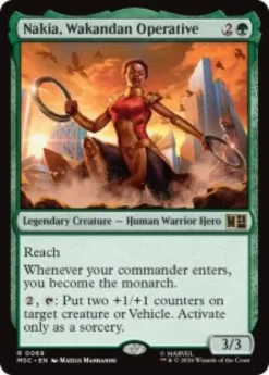 Nakia, Wakandan Operative (surge foil) - Marvel Super Heroes Commander