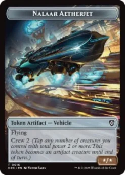 Nalaar Aetherjet token (*/*) - Aetherdrift Commander