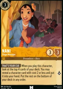 Nani, Stage Manager - Winterspell