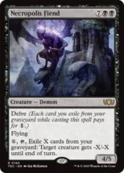 Necropolis Fiend - Tarkir: Dragonstorm Commander