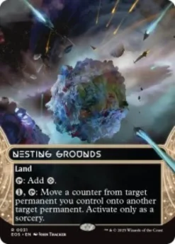 Nesting Grounds (#31) (borderless) - Edge of Eternities Stellar Sights