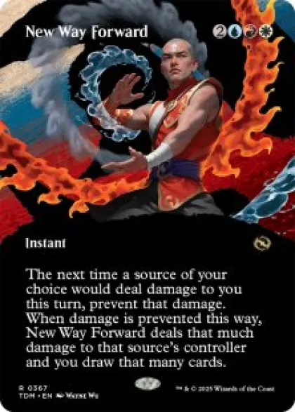 New Way Forward (foil) (borderless) - Tarkir: Dragonstorm Varianten