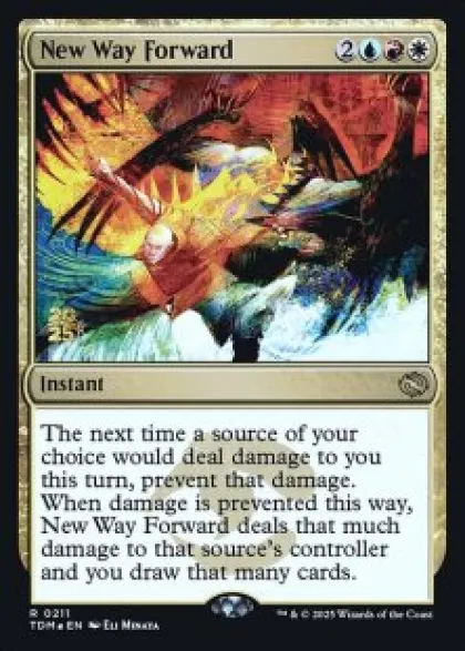 New Way Forward (foil) - Tarkir: Dragonstorm Prerelease Promo's