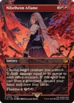 Nibelheim Aflame (foil) (borderless) - Final Fantasy Varianten