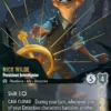 Nick Wilde, Persistent Investigator (foil) (borderless) - Whispers in the Well