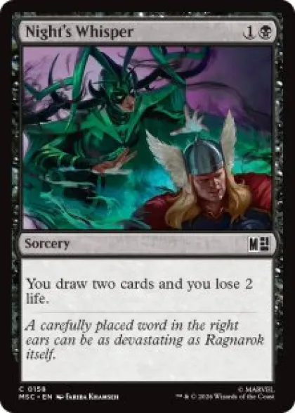 Night's Whisper - Marvel Super Heroes Commander