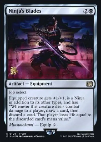 Ninja's Blades (foil) - Final Fantasy Prerelease Promo's