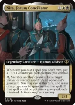 Nita, Forum Conciliator (extended art) - Secrets of Strixhaven Varianten
