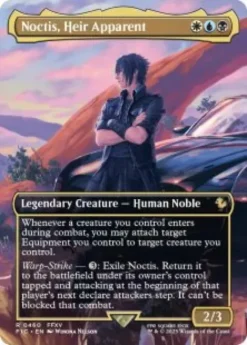 Noctis, Heir Apparent (borderless) - Final Fantasy Commander Varianten