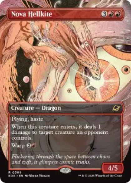 Nova Hellkite (foil) (borderless) - Edge of Eternities Varianten