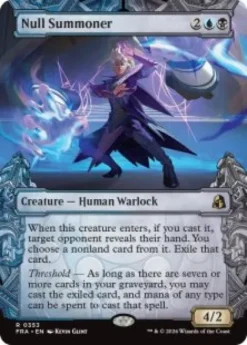 Null Summoner (foil) (showcase) - Reality Fracture Varianten