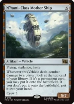 N'Yami-Class Mother Ship (surge foil) - Marvel Super Heroes Commander