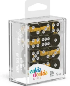 Oakie Doakie Dice Set D6 Enclave: Amber (12 stuks)