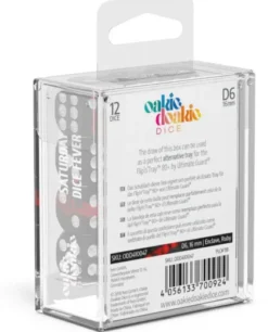 Oakie Doakie Dice Set D6 Enclave: Ruby (12 stuks)