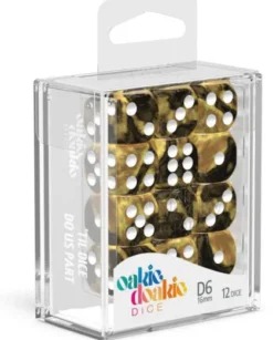 Oakie Doakie Dice Set D6 Gemidice: Hornet (12 stuks)