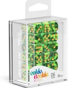Oakie Doakie Dice Set D6 Gemidice: Jungle (36 stuks)