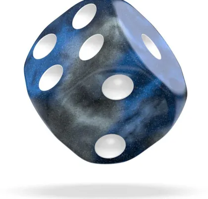 Oakie Doakie Dice Set D6 Gemidice: Liquid Steel (12 stuks)