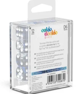 Oakie Doakie Dice Set D6 Gemidice: Liquid Steel (12 stuks)