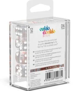 Oakie Doakie Dice Set D6 Gemidice: Silver-Rust (12 stuks)