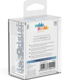 Oakie Doakie Dice Set D6 Gemidice: Liquid Steel (36 stuks)
