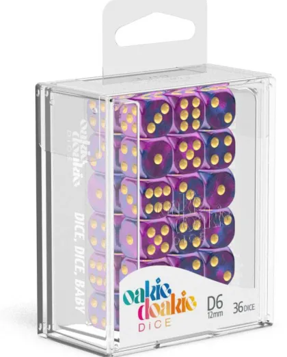 Oakie Doakie Dice Set D6 Gemidice: Amethyst (36 stuks)