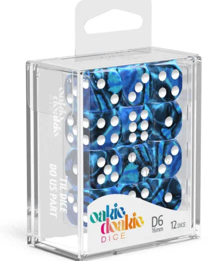 Oakie Doakie Dice Set D6 Gemidice: Twilight Stone (12 stuks)